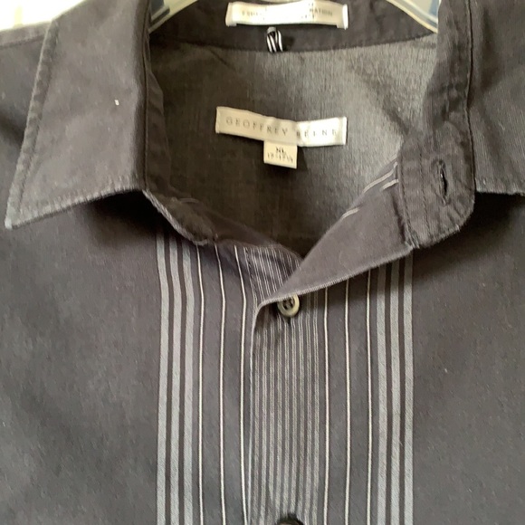 Geoffrey Beene button up shirt. XL 17-17 1/2 - Picture 9 of 9